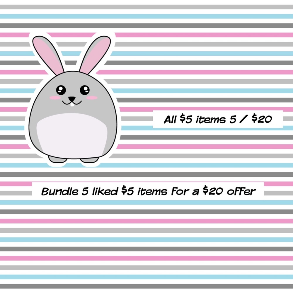 All $5 items in closet / bundle 5 for $20